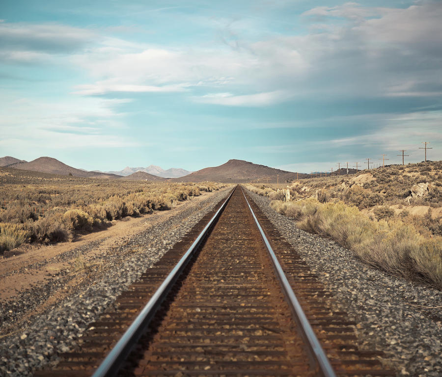 Railroad Through The Desert