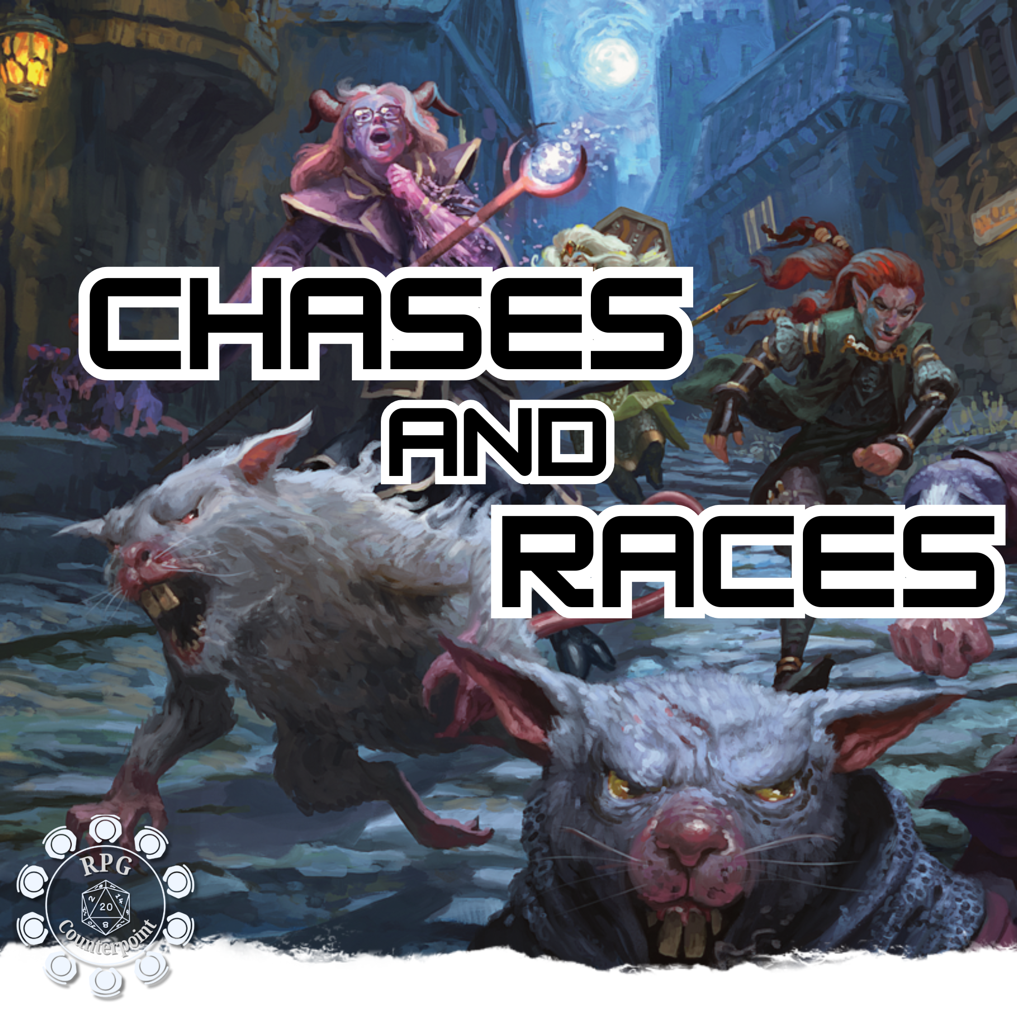 Chases and Races: Moving Terrain